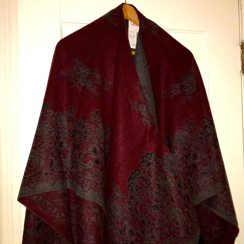 Red, shawl